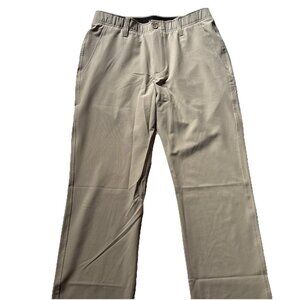 Under Armor Beige Performance Pants Size 32 X 32 Golfing